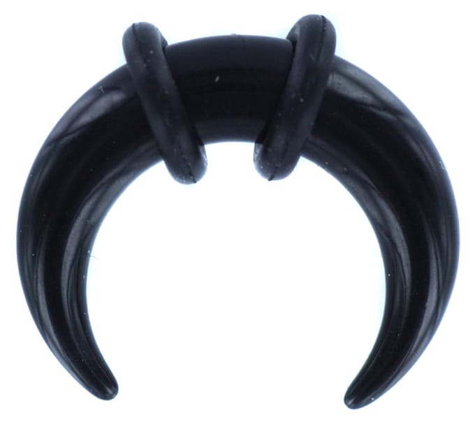 Acryl Zwart Pincher - 2.5 MM ©LMPiercings