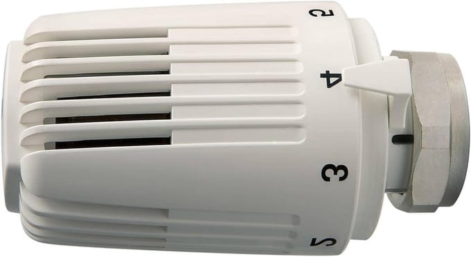 Thermostaatkop - Radiatorknop - Verwarming Regelen - Vloeistofsensor - M28 x 15 - Wit