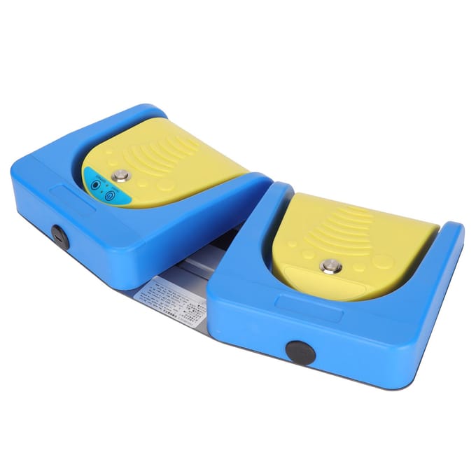 Pédale au pied USB 2 positions 4 touches Double interrupteur Connexion double mode Clavier d'ordinateur programmable pour instrument yellow