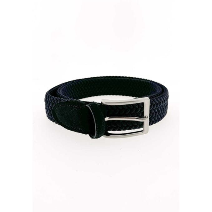 LeCram 1002 Elastische vlecht riem zwart, 110