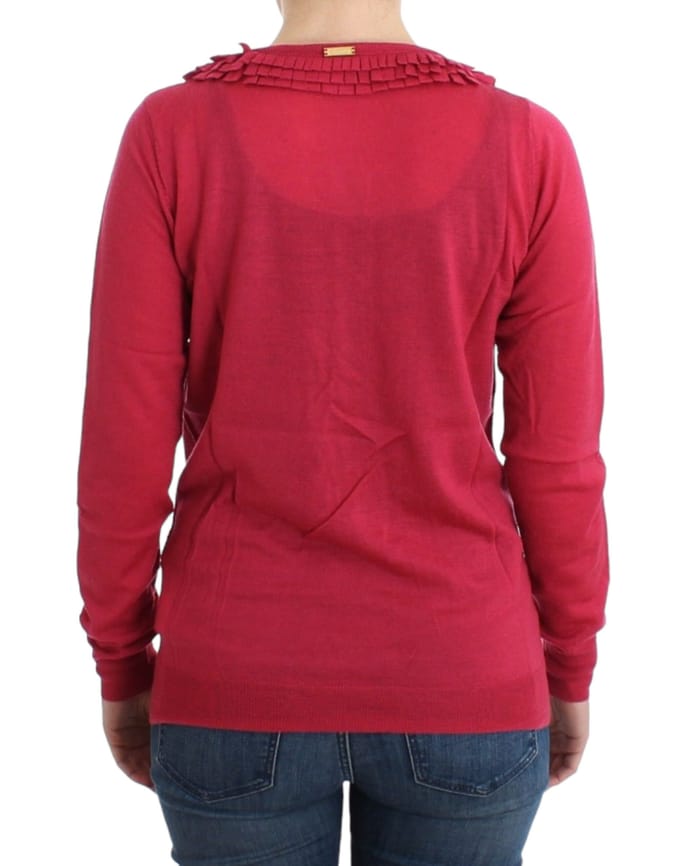 Rokjesafwerking Cardigan Trui