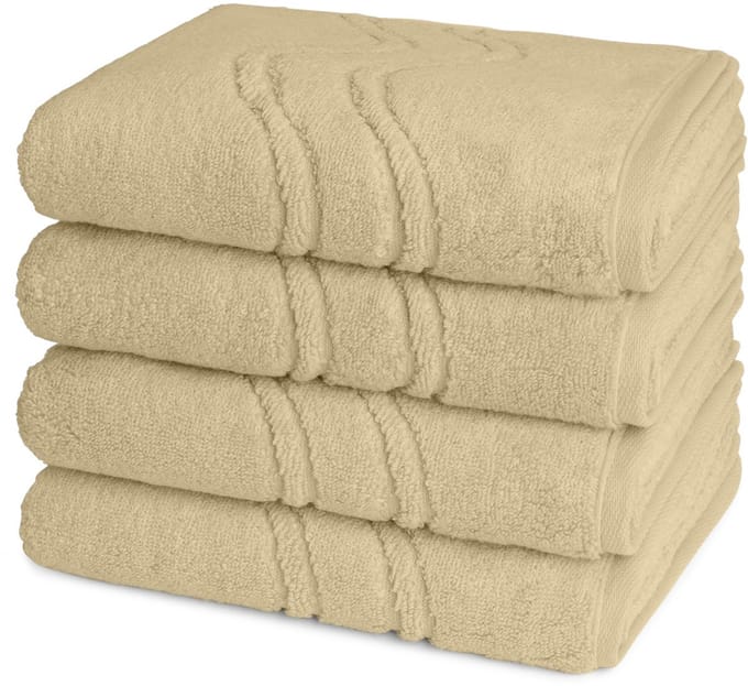 Ross Dames en Heren 4 X handdoek - per set Cashmere feeling