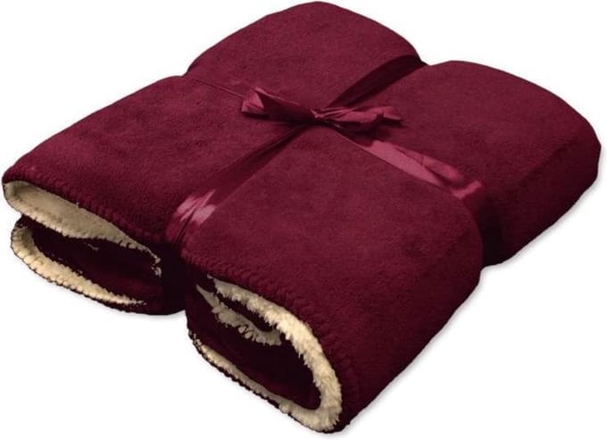 D- Unique Living | Coby plaid 130x160cm tawny port