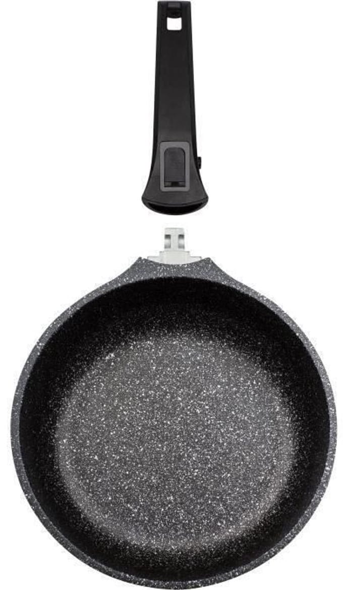 Wok van gietaluminium - GSW - EASY CLICK - 28 cm - Inductie