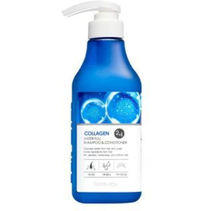 Farmstay - Collagen Water Full Shampoo & Conditioner 530ml