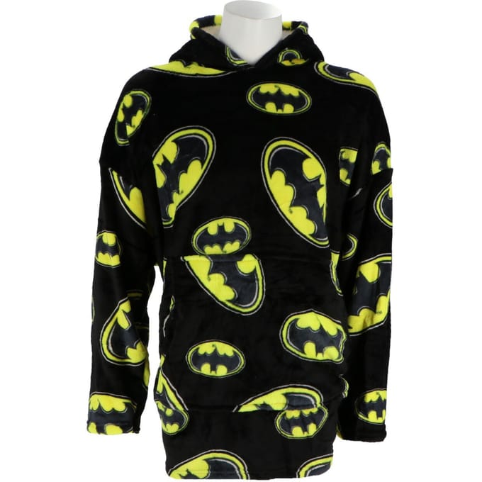 Batman hoodie poncho zwart maat XS - L - polyester