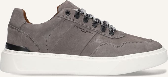 STEFANO LAURAN Star 003 Sneakers - Nubuck - Heren - Grijs - Maat 43