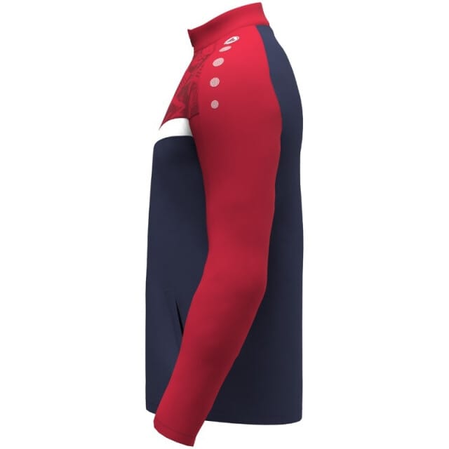 Jako Iconic Polyestervest Kinderen - Marine / Chilirood | Maat: 128