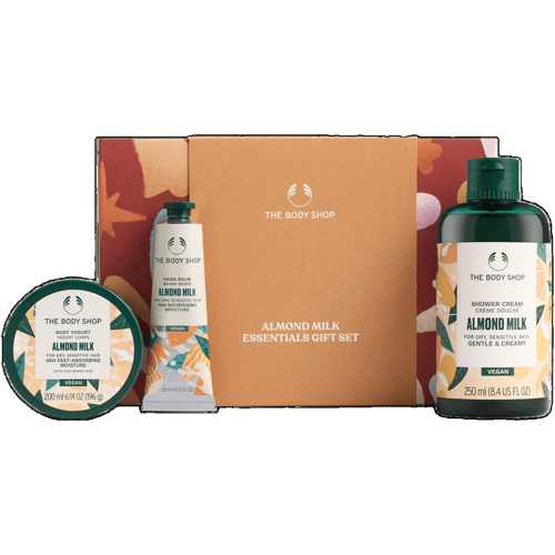 The Body Shop Almond Milk Essentials Geschenkset - 480 ml