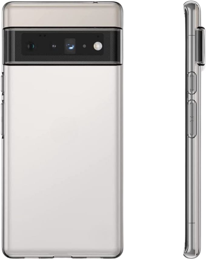 Shop4 Hoesje - Geschikt voor Google Pixel 6 Pro - Zachte Backcover - Transparant - Drop Proof Design
