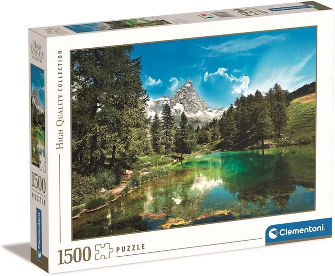Volwassen Puzzel Blue Lake - 1500 Stukjes - Hoge Kwaliteit