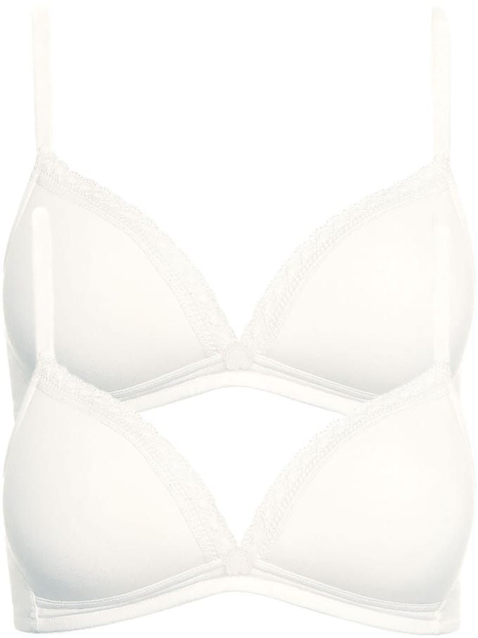 2-pack driehoek BH zonder beugel Ines