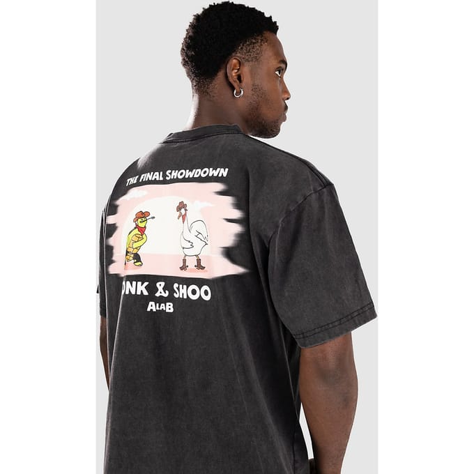 A.LAB Stand Off Boxy T-Shirt zwart