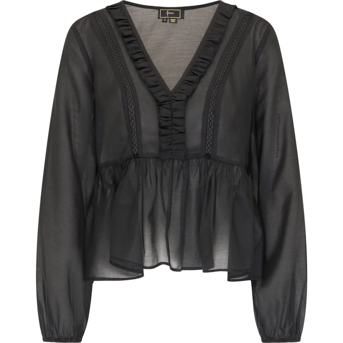 Faina Blouse Dames zwart