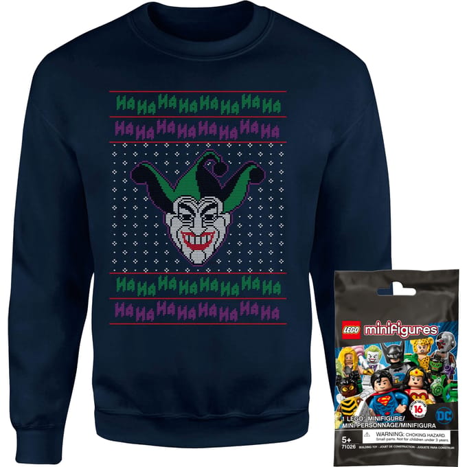 DC Sweatshirt & Lego Minifigure Bundle - Heren - M