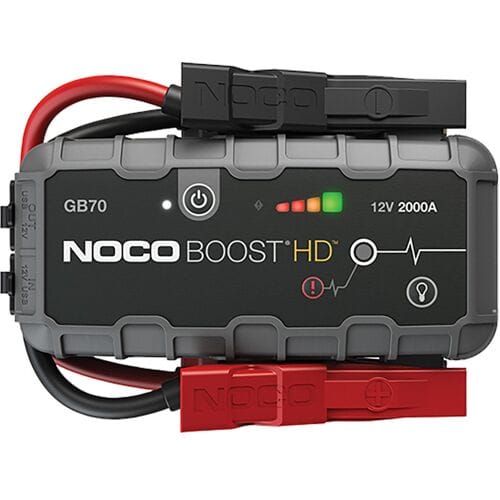 NOCO Boost Lithium Jumpstarter GB70 - Starthulp 2.000 ampère - 40 startpogingen op 1 lading - USB lader voor smartphone/tablet- LED zaklamp