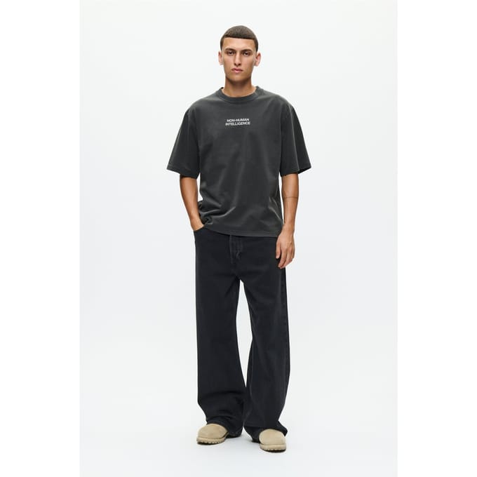 T-shirt met ronde hals Model 'Gary'
