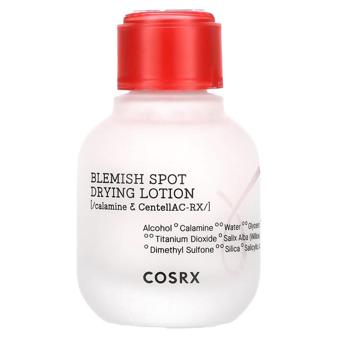 CosRx, AC Collection, Spot Treatment Lotion voor Puistjes & Herbruikbare Wattenstaafjes, 30 ml (30 ml) red