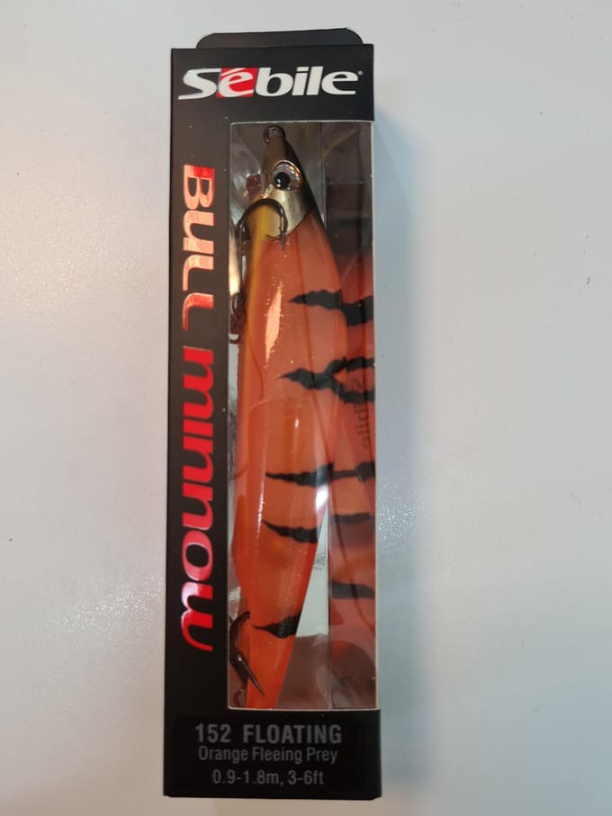 Sebile plug - Bull Minnow- orange - 0.9-1.8 m -  53 gram