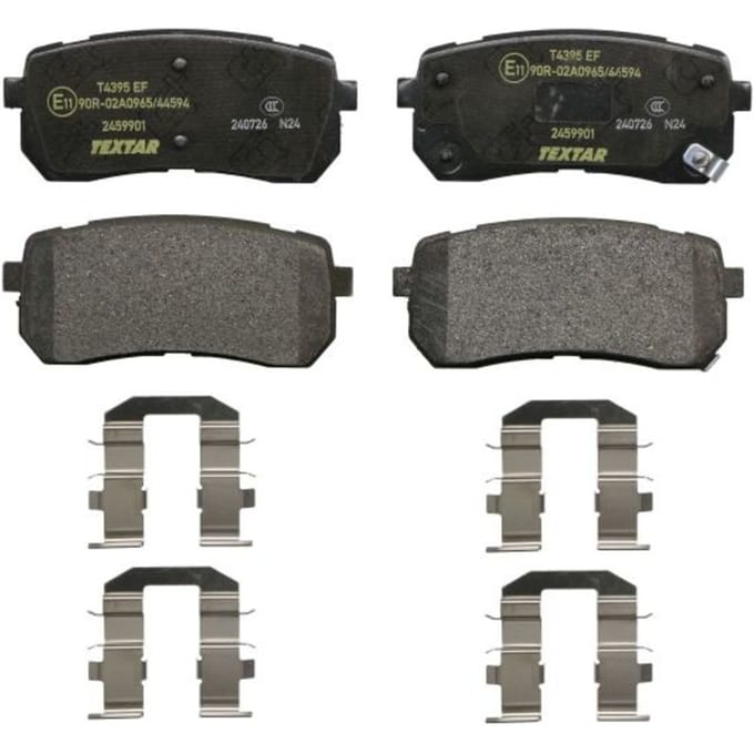 Remblokset TEXTAR 2459901, achter
