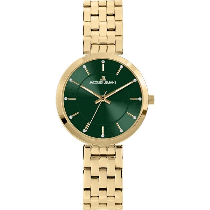 Jacques Lemans - 1-2211G - Polshorloge - Dames - Kwarts - Milano