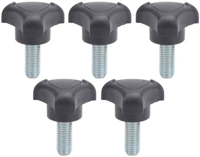 Handgrepen Driehoekig - 5 Stuks - M10 - ABS-Kunststof - Schroeven 25 mm - Ergonomisch Ontwerp