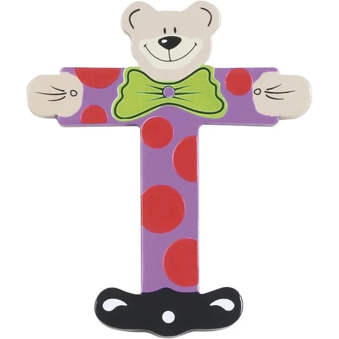 Houten letter t kind Playshoes