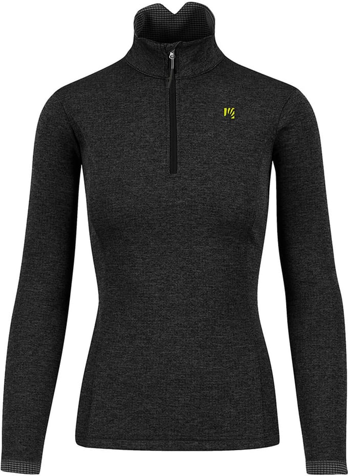 Karpos Pizzocco Fleece Met Halve Rits Zwart M Vrouw