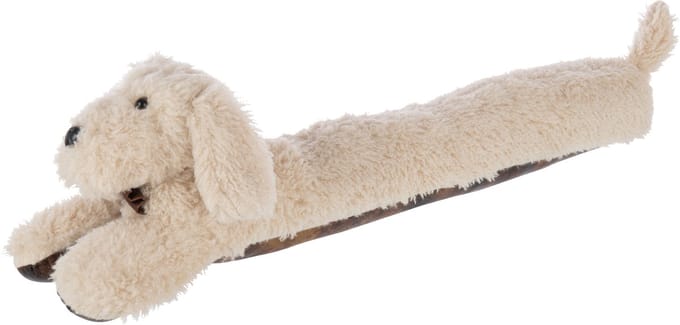J-Line tochtrol Hond - polyresin - beige