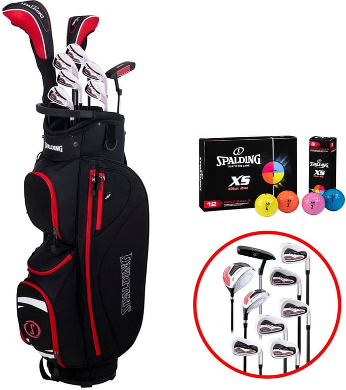 Spalding Tour 2 Heren Golfset - Graphite - Rechtshandig