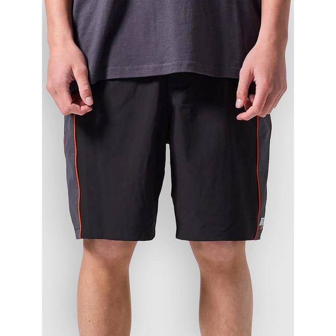 Rivvia Projects Daily Ride Network Panel Boardshorts zwart