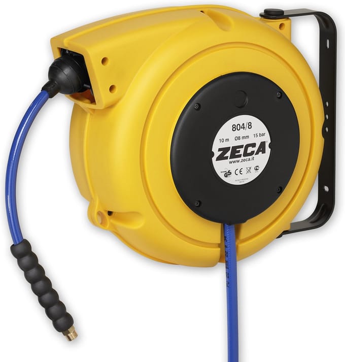 ZECA 804 Automatische Slanghaspel 7+1 meter 10mm