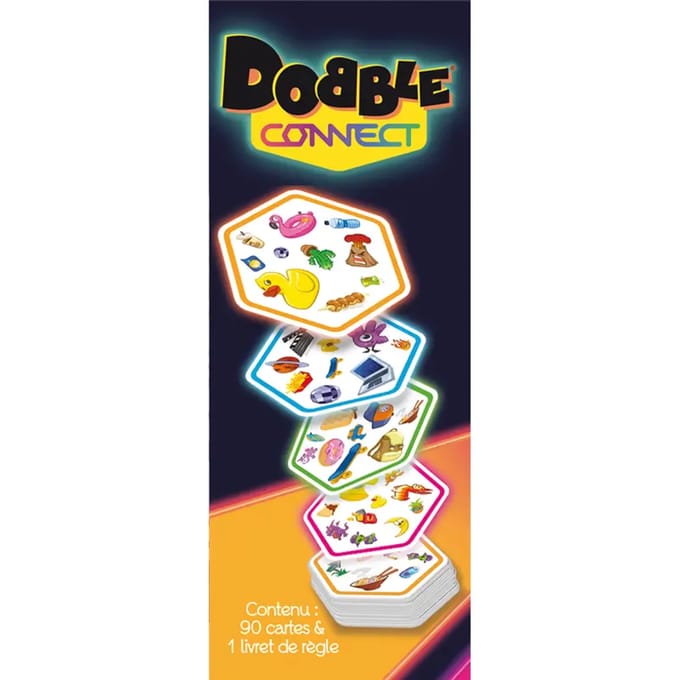 Asmodee Dobble Connect, Kaartspel, Matchen, 8 jaar, 15 min, Familiespel