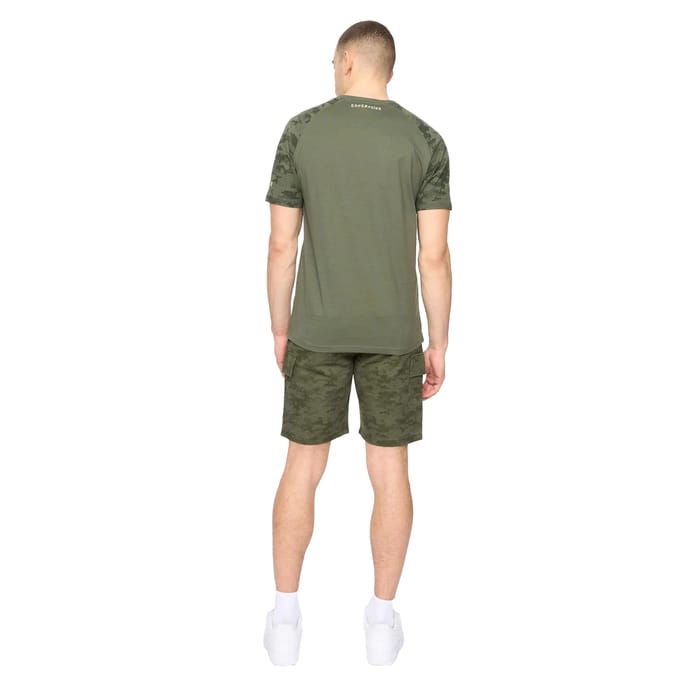 Crosshatch Heren Janscore T-Shirt (Olijf)