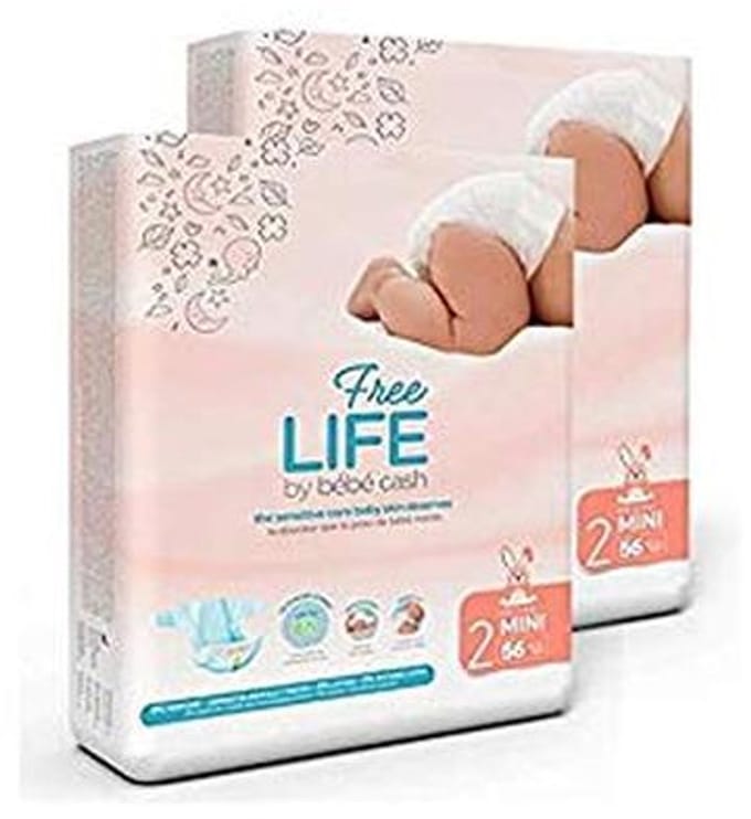 Baby luiers maat 2 (3-6 kg) - 112 stuks