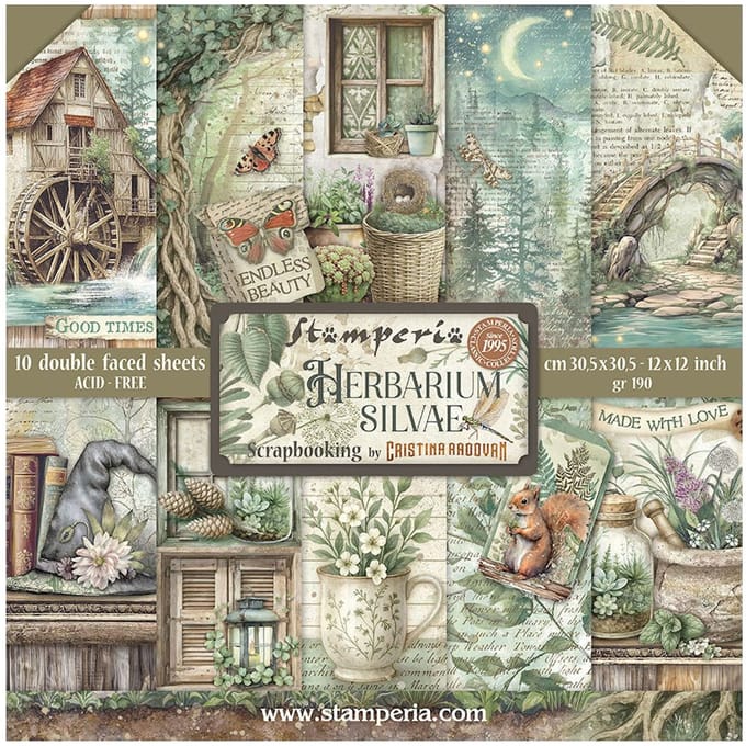 Scrapbook blok "Herbarium Silvae"