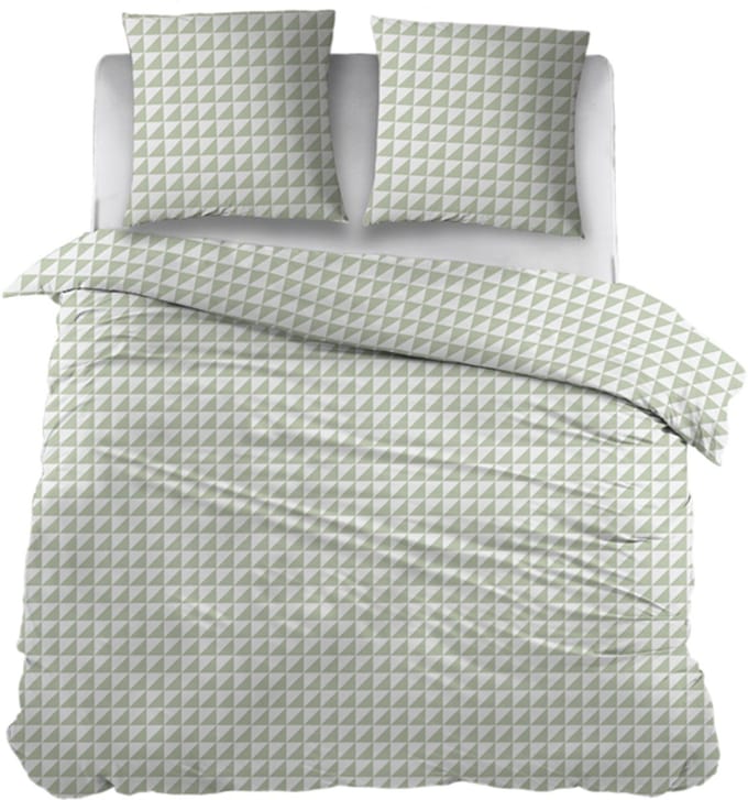 Snoozing Irina Dekbedovertrek - Extra breed - 260x200/220 cm - Green