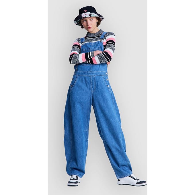 Roxy Wild Heart Denim Tuinbroek blauw