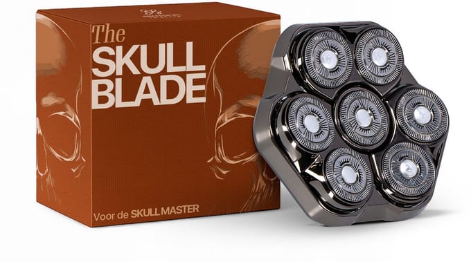 Brothers in Style® Magnetische Scheerkop – Vervangbaar – 7 Bladen – Geschikt voor Skull Master Pro 8-in-1