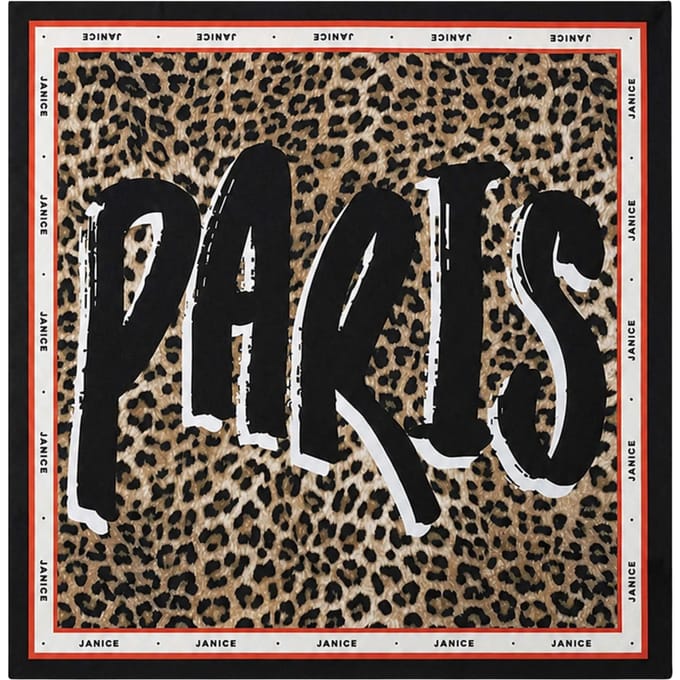 Janice Effron Sjaals Bruin Effron Panterprint