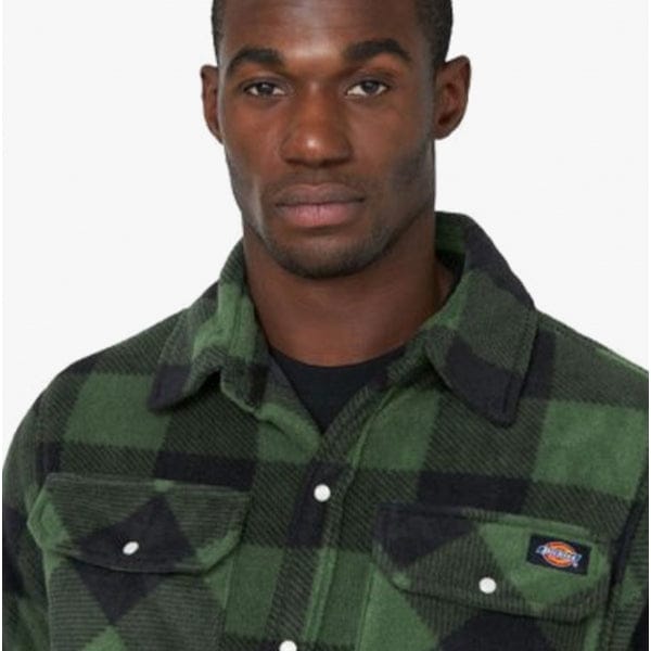 Dickies Portland shirt (EX. DSH5000) DK0A4XTA - Green / Black - M