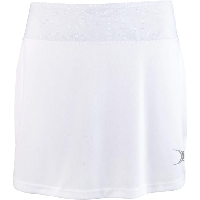Gilbert Netball Eclipse Skort Girls - 7 - 8 Yrs - Wit