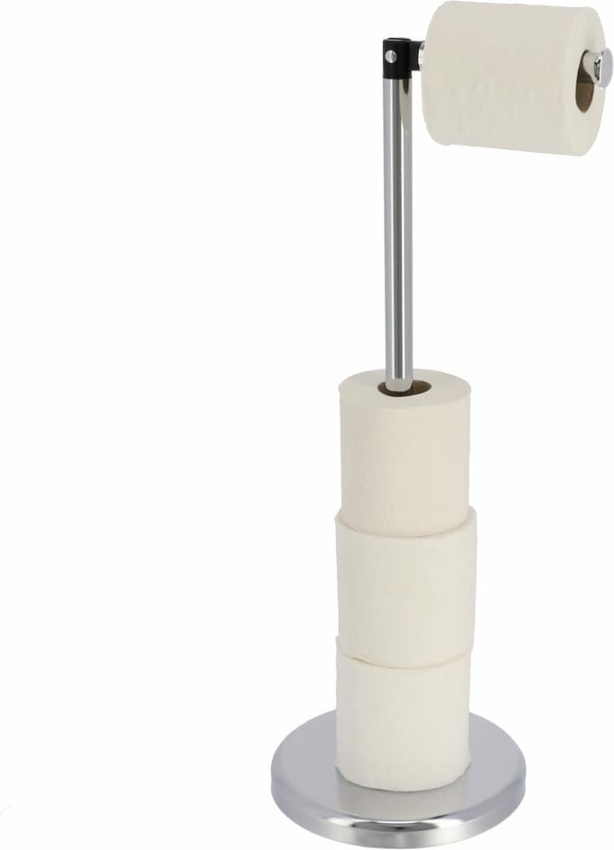 Tendance Toiletrolhouder - vrijstaand - chrome - metaal - 55 cm