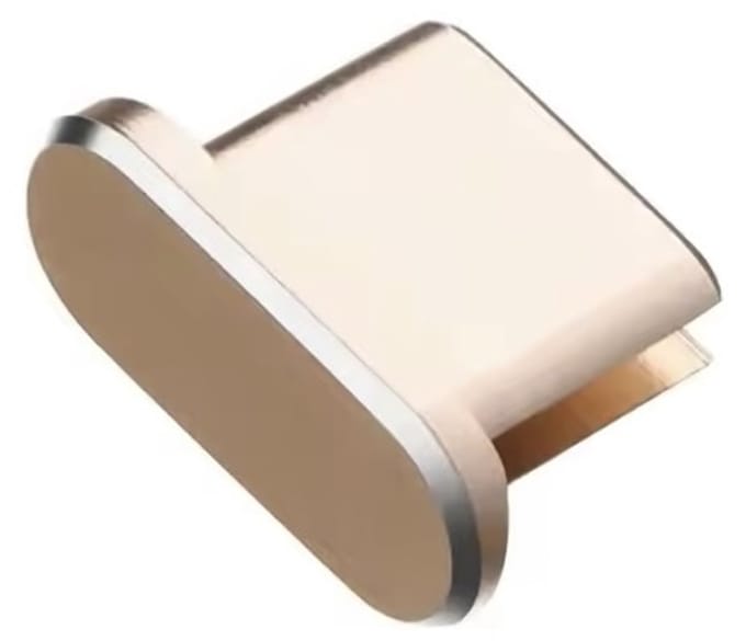 Go Go Gadget - Stofplug - Geschikt voor USB-C - Stofkapje - 1 stuk - Goud