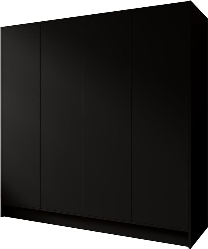 Kledingkast Goya 200 cm (zwart)