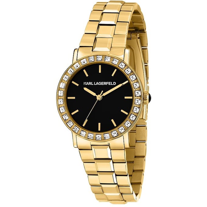 Karl Lagerfeld - R0553100508 - Polshorloge - Dames - Kwarts - Crystals