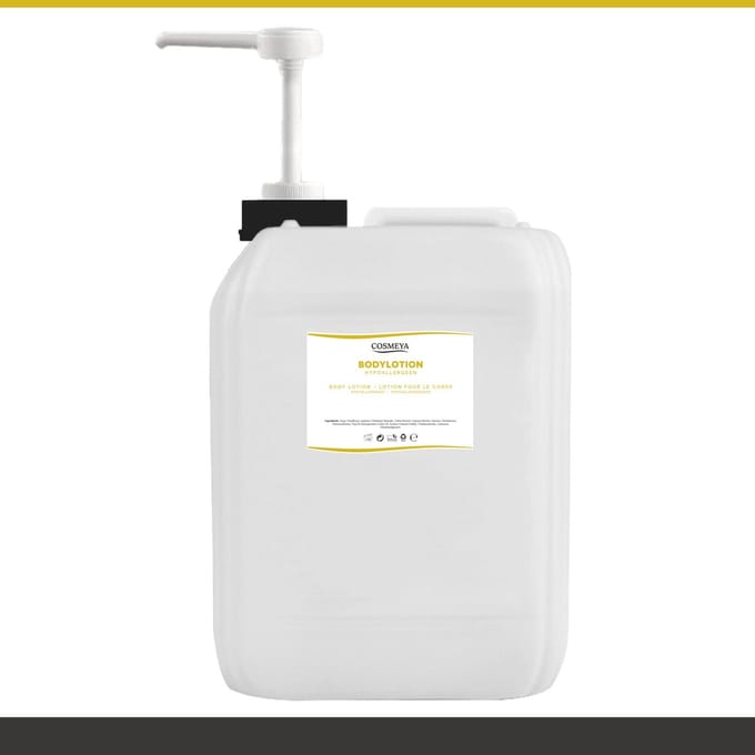 Bodylotion - Hypoallergeen - 5 Liter - Jerrycan - Met pomp - Navulling - Navullen