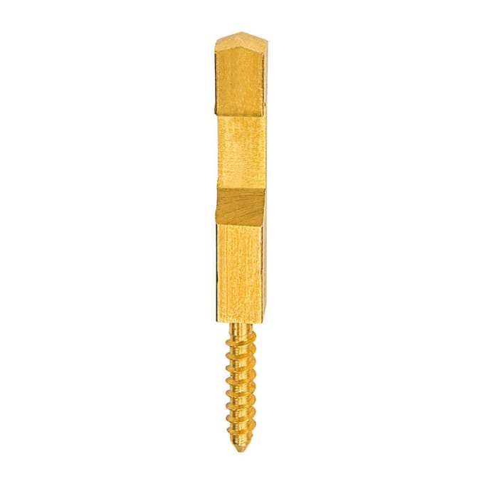 Messing hangerhaak 4x4 mm vierkant