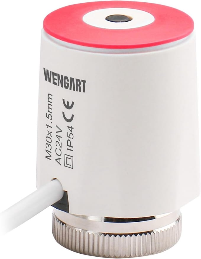 Thermo-elektrische Actuator 24V Normaal Gesloten voor Vloerverwarming en Centrale Verwarming