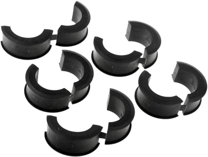 Fiets stuur adapters - Stuur verkleiners - Montage accessoires - Transformeert diameter - 5 paar - Zwart